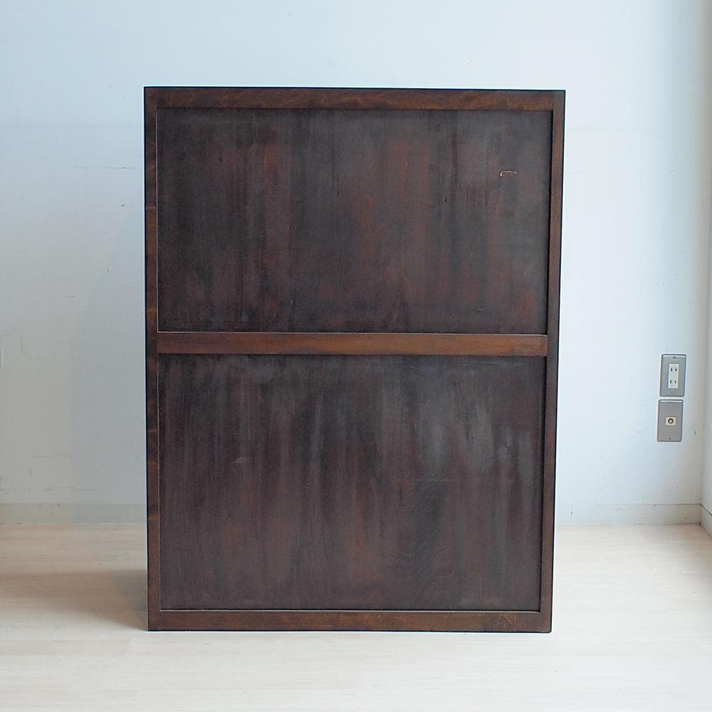 松本民芸家具 D型 6段チェスト ミズメザクラ材 無垢材 和モダン 古民家