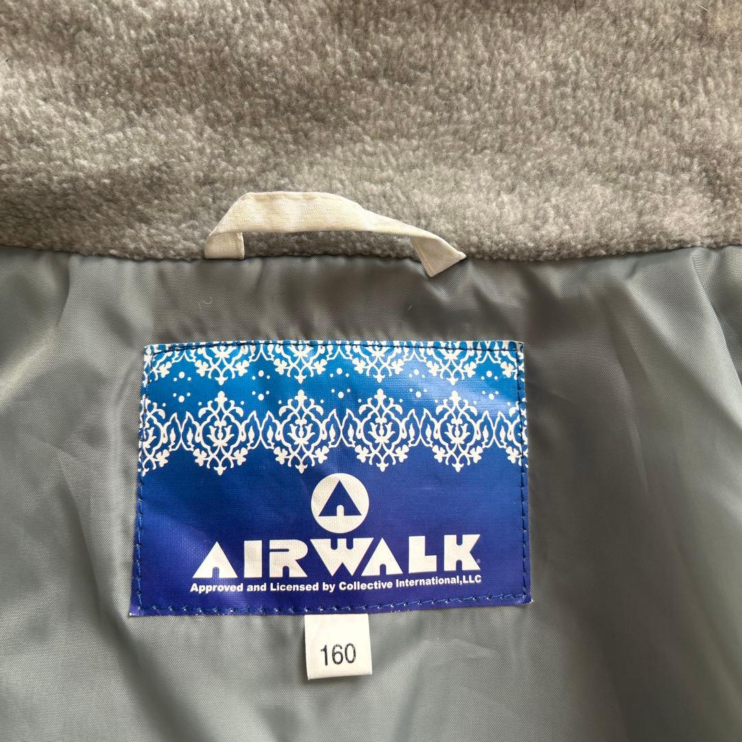 AIRWALK スキーウェア 上下 160 スノボ 男女兼用可 白×ブラウン - メルカリ