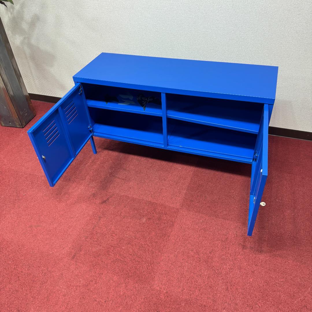 東京23区送料無料　IKEA イケア PS キャビネット ブルー 青 廃盤