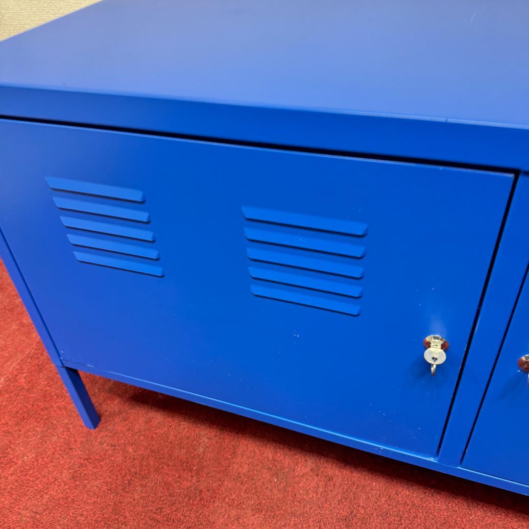 東京23区送料無料　IKEA イケア PS キャビネット ブルー 青 廃盤