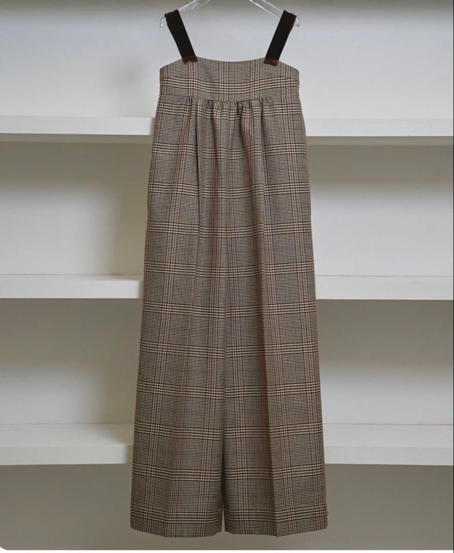 ブラウン チェック柄 サロペット♡トゥデイフル♡専用です、