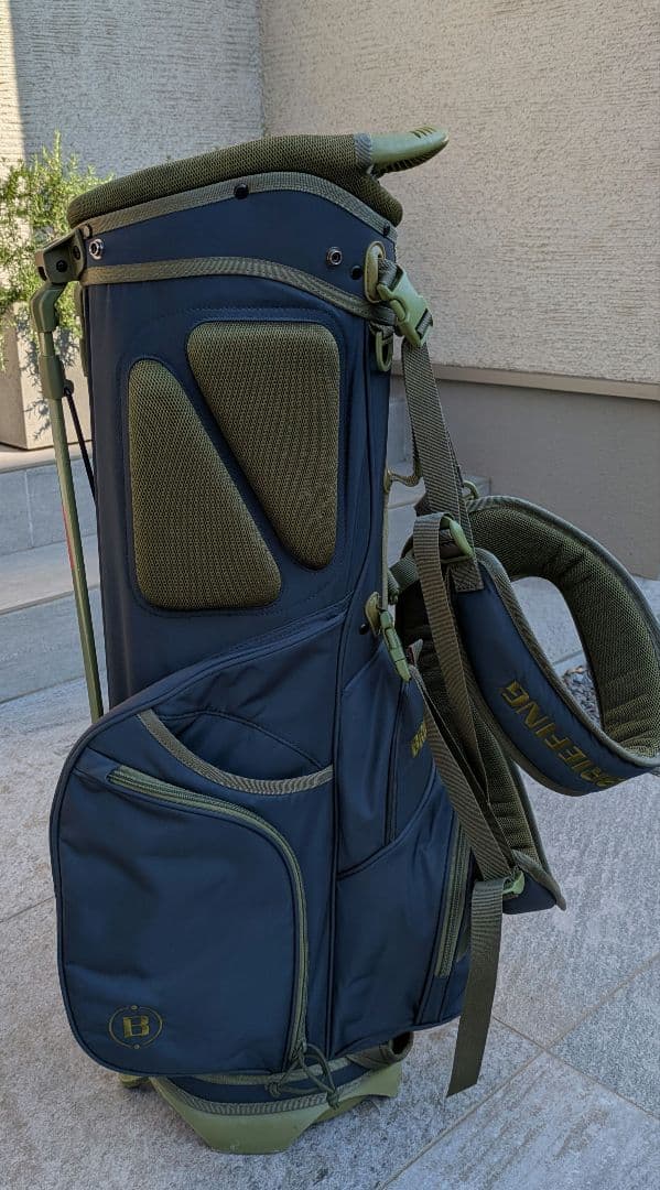 限定品/美品　Briefing/ブリーフィングキャディバッグ　レンジャーグリーン