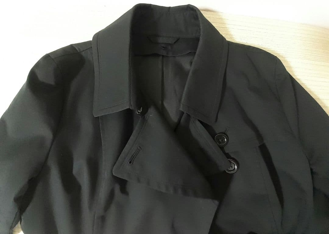 【値下げ】n line Precious　トレンチコート　ライナー付　黒　13号