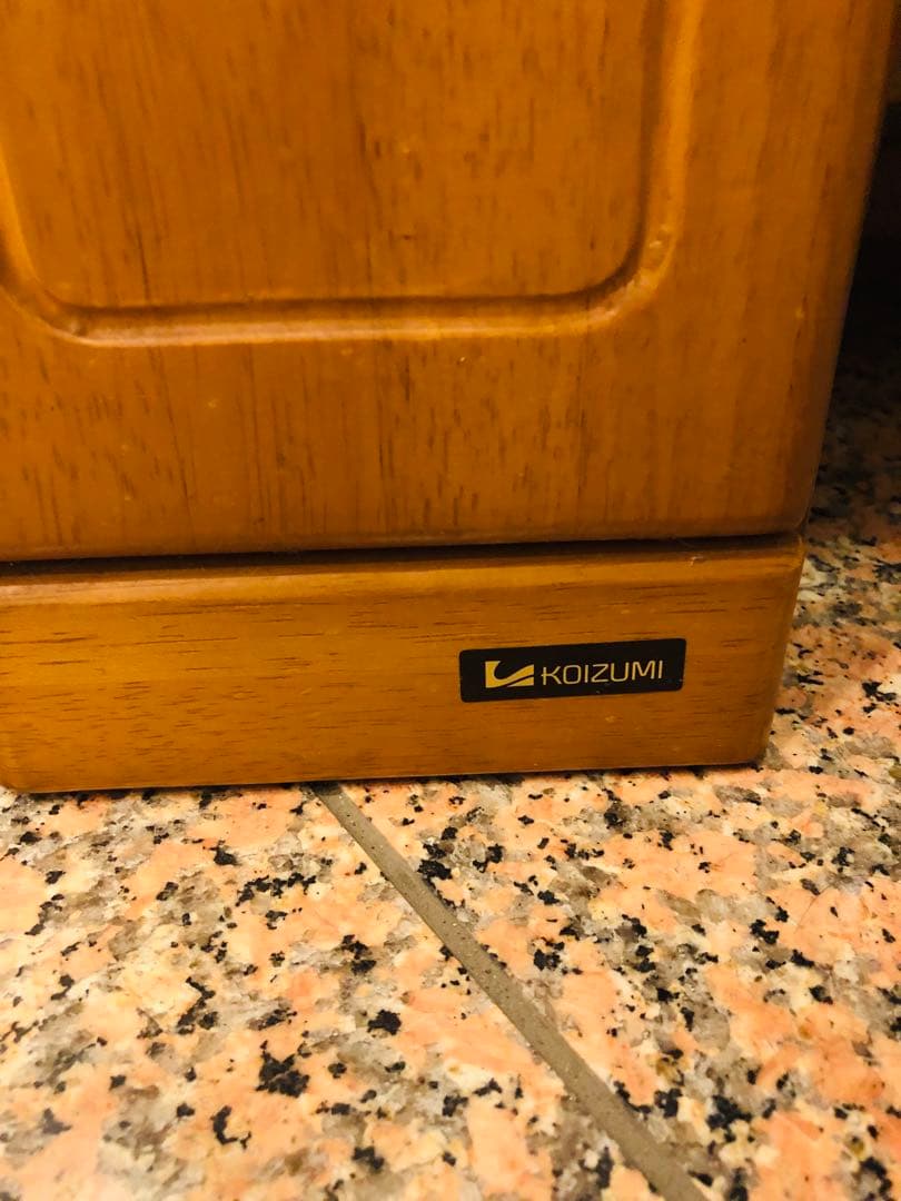 コイズミ家具　木製キッチン収納ユニット　キッチンワゴン　米びつ