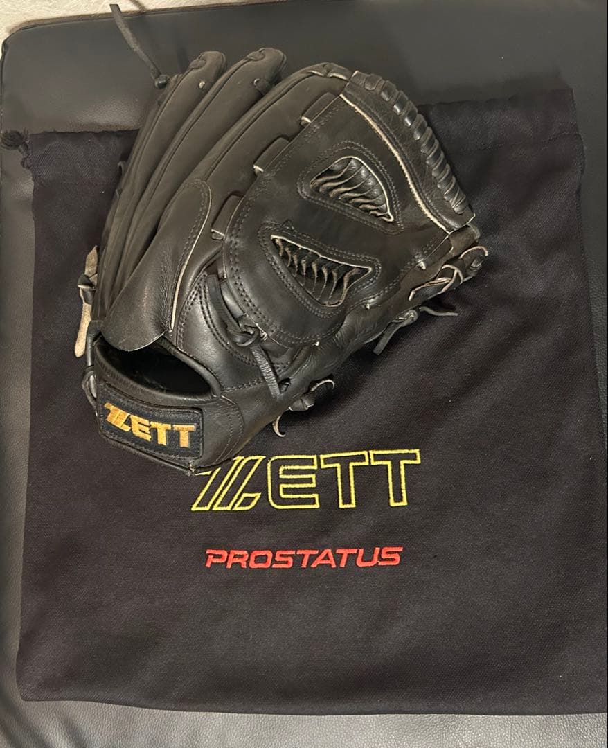 【再値引き】［希少/佐藤作刻印]ゼットプロステイタス 投手用硬式グローブ