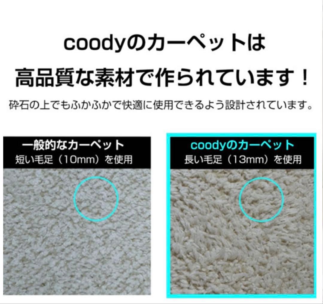 新品収納ケース付属ありcoody テント専用カーペット 13mm厚