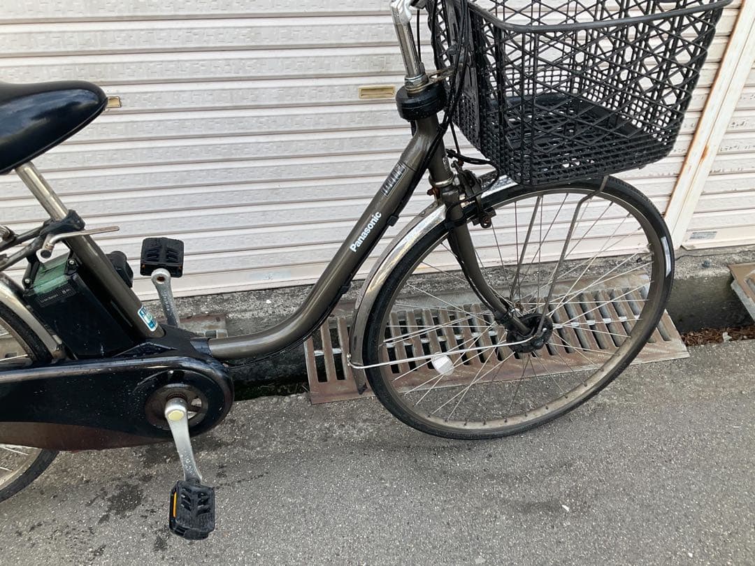 パナソニック最新機種電動アシスト自転車viviDX26インチグレー系ボディー
