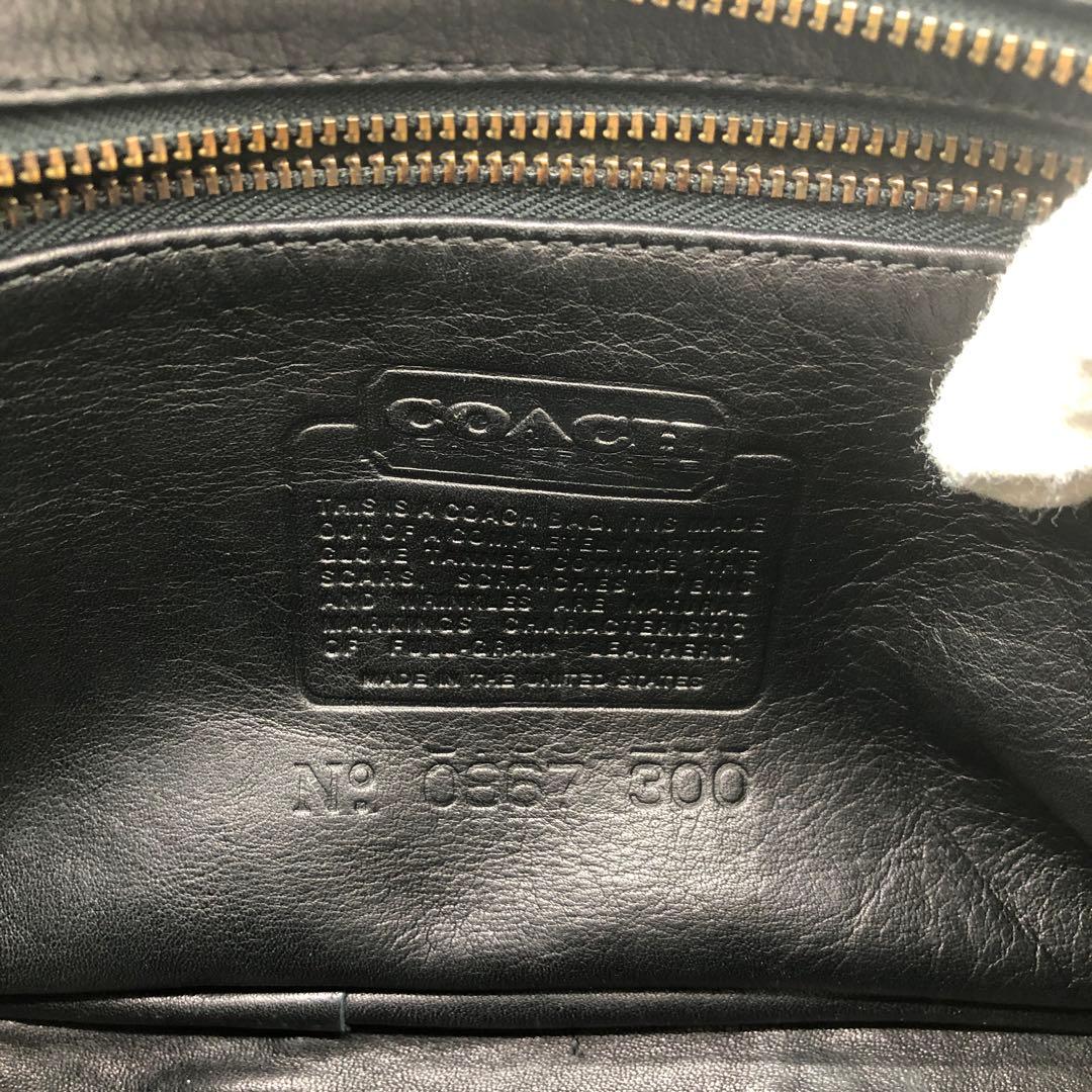 コーチ オールドコーチ ウエストバッグ ターンロック グラブタンレザー