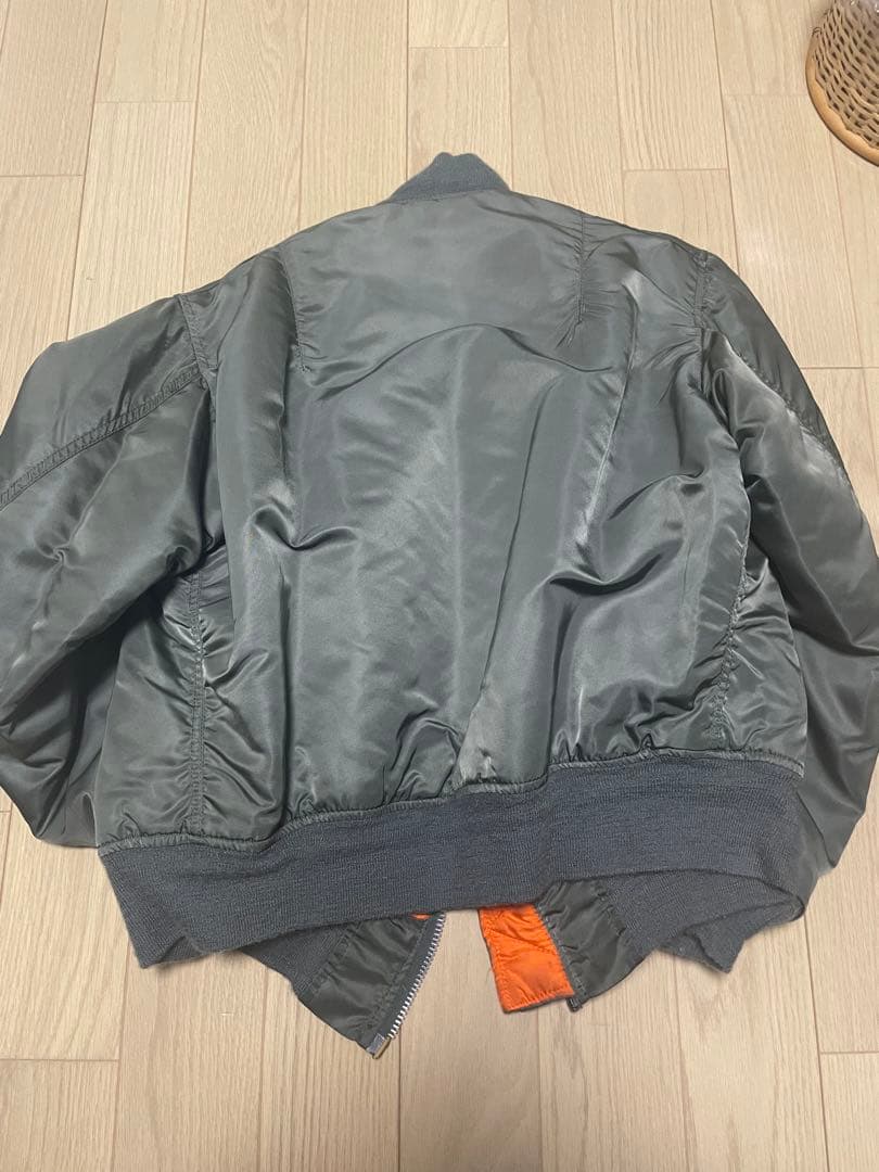【80s-90s ALPHA 民生品/ USA MA-1 フライトジャケット】