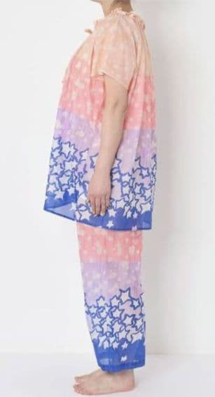 新品タグ付き ワコール ツモリチサト パジャマ ルームウェア スター 夏 L