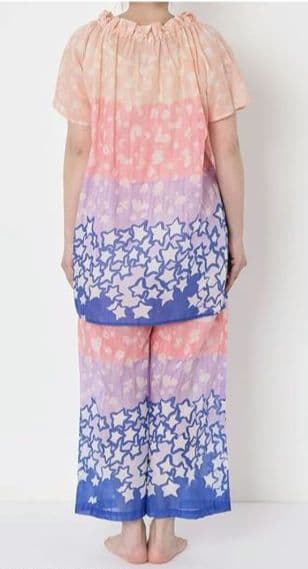 新品タグ付き ワコール ツモリチサト パジャマ ルームウェア スター 夏 L