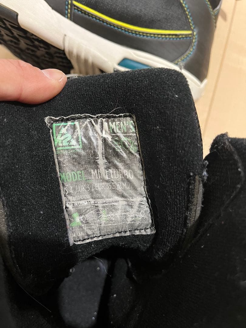 K2 スノーボード120cmビンディング ブーツ22cmセット