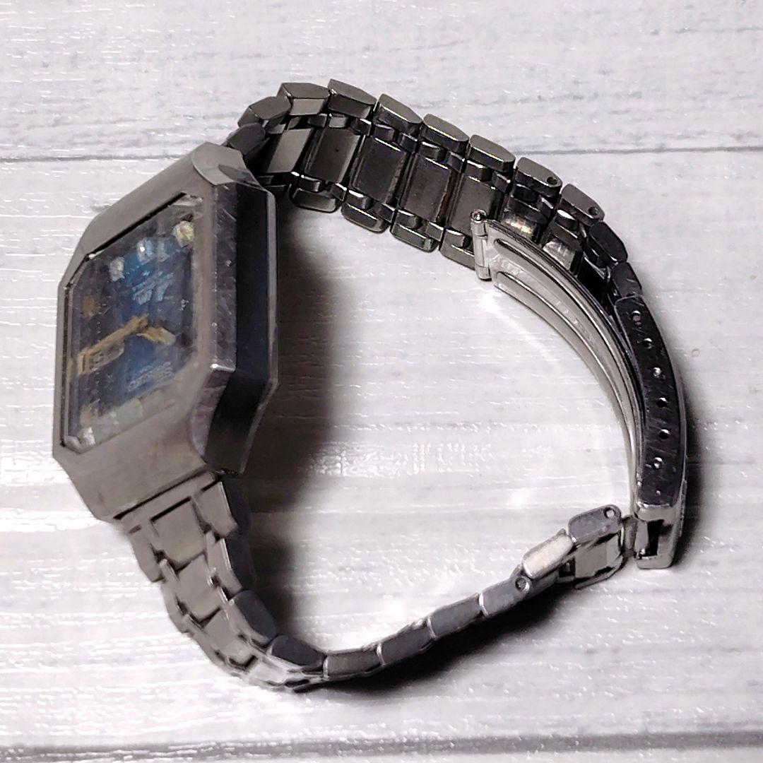 サ*ー様 SEIKO LM Special 自動巻き腕時計 角型 青色