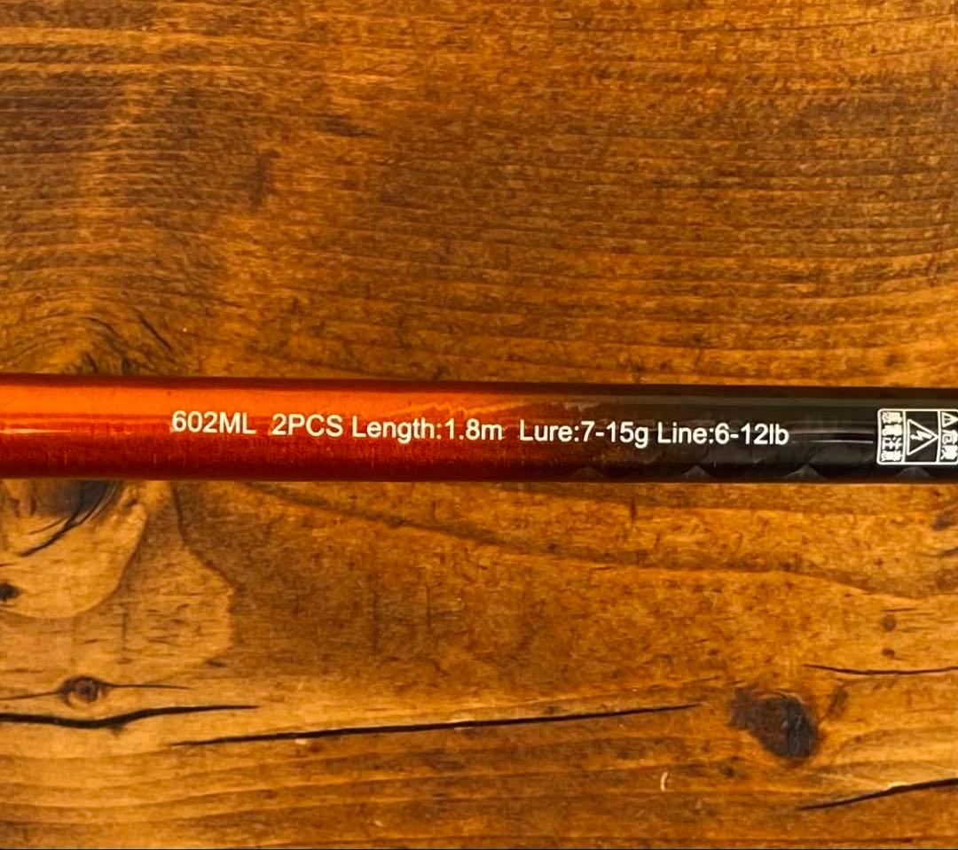 スピニングロッド　S602ML バスロッド　バス釣り　トラウト　バーサタイル
