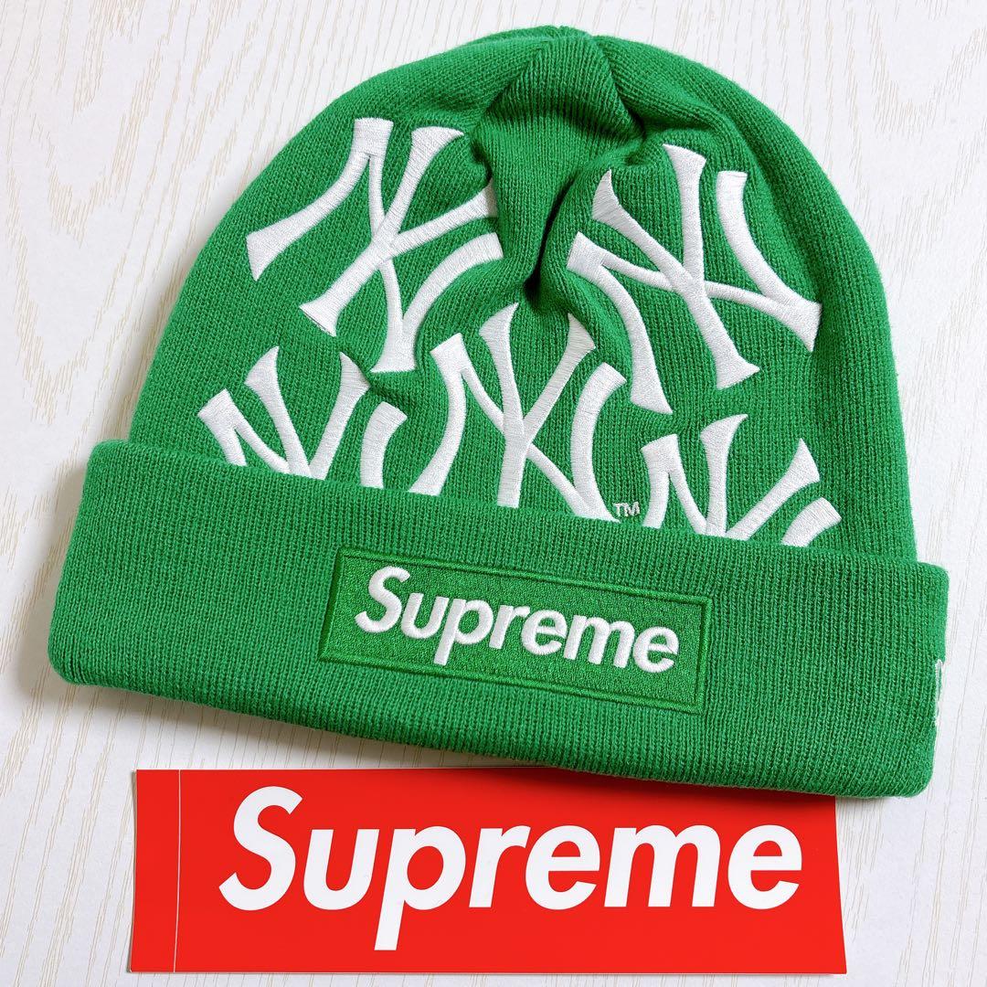 Supreme NEW ERA ニューエラ　ニット帽　ビーニー　グリーン　緑