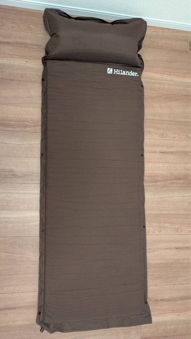 Hilander スエードインフレーターマット 5cm シングル ブラウン