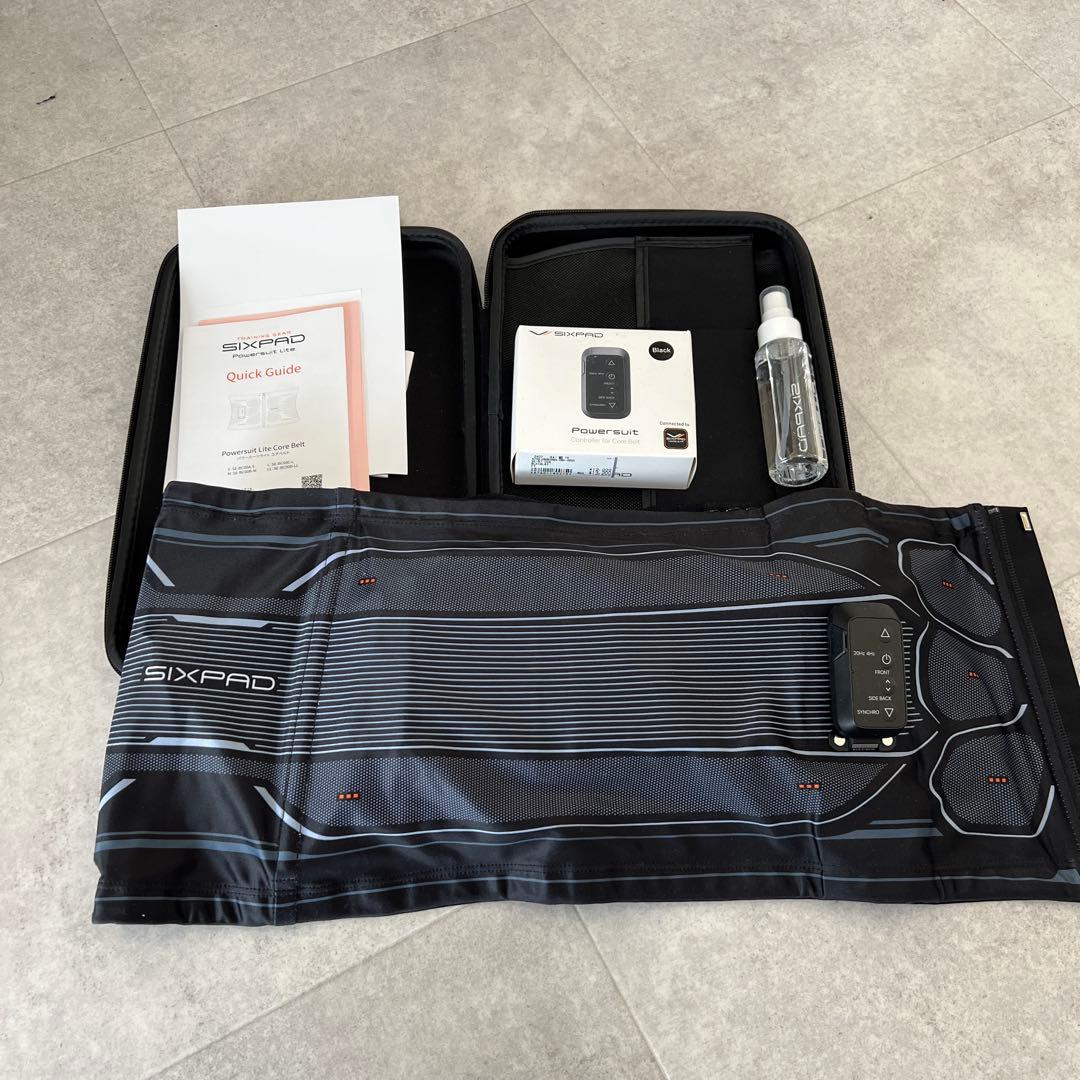 シックスパッドパワースーツライトコアベルトＬＬサイズAND 専用コントローラー