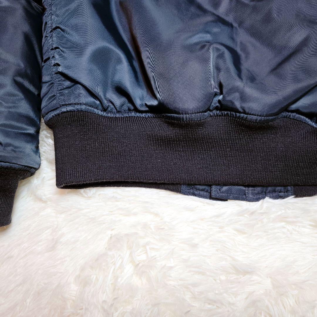 schott MA-1 ジャケット ネイビー 紺 復刻 M ショット