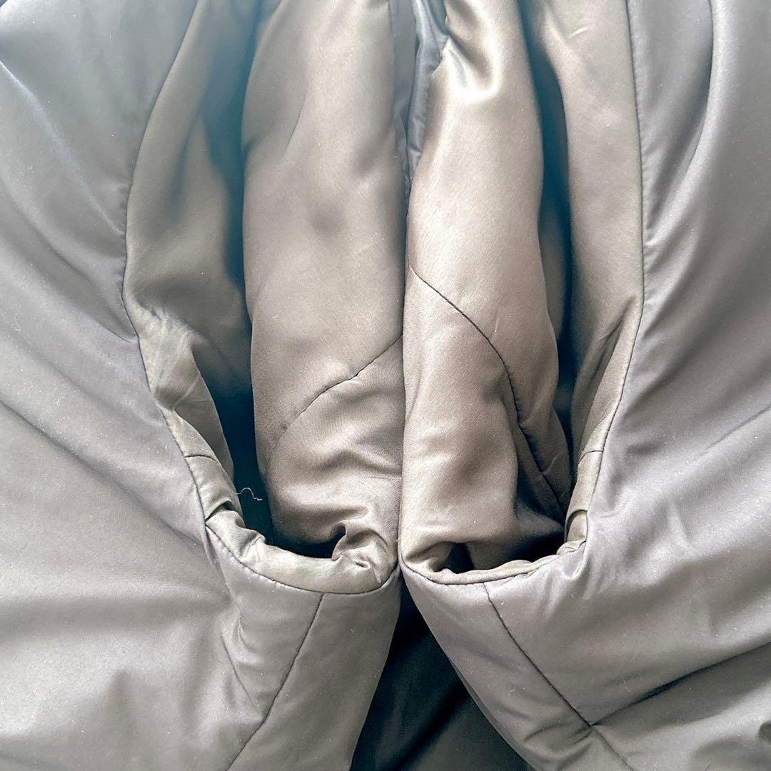 ヒューゴボス カシミヤ混 レイヤードチェスターコート ロゴプレート