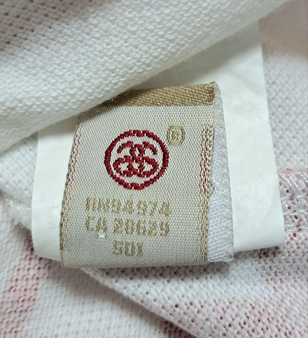 ゴルフ・M】Stüssy × FL アトミックリング ポロシャツ 白×赤 - メルカリ