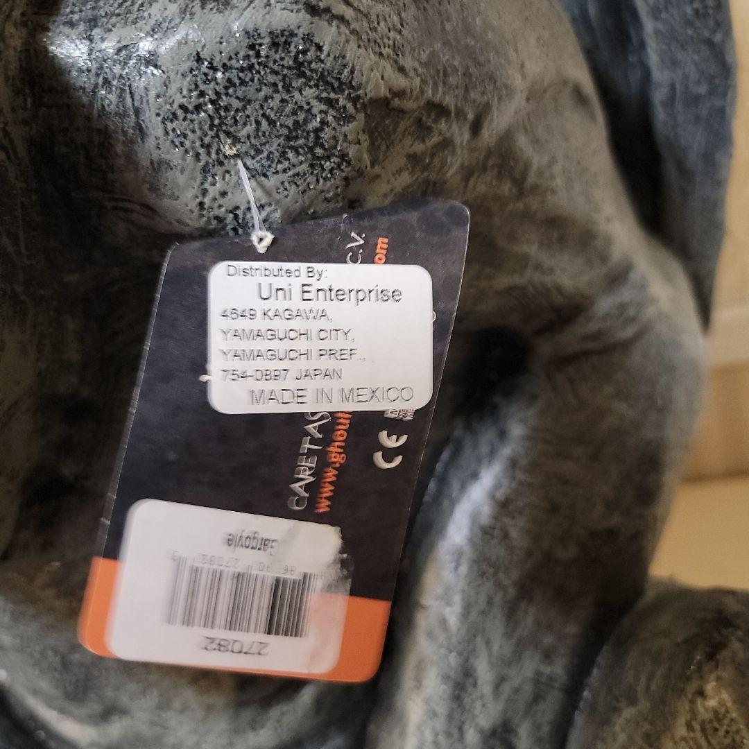 メキシコ製　ガーゴイル像　 高さ56cm　天然ゴム系製品　置物　イベント用等