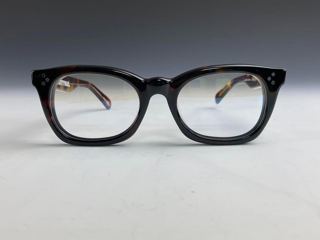 新品 ヴィンテージ ラスティネイル ウェリントン 鯖江メガネ 調光レンズ 新品