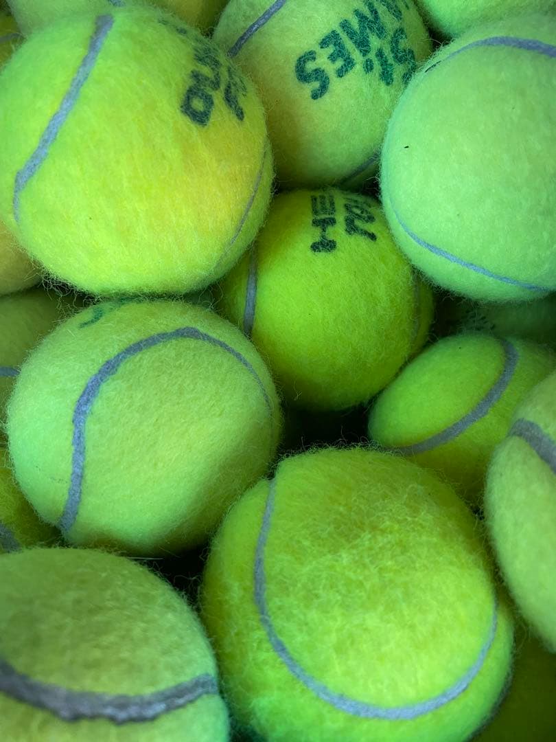 硬式テニスボール 200球（空気圧あり◎） - メルカリ