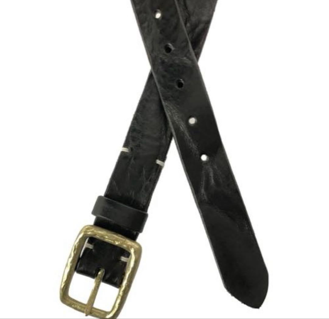 R&D.M.Co- オールドマンズテーラー モンタナレザーベルト ブラック