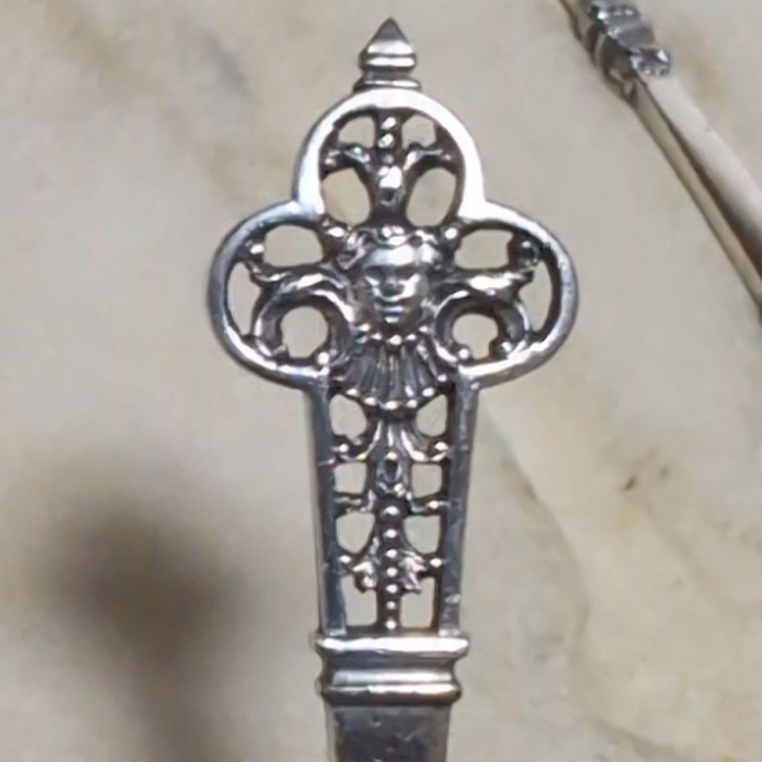 【希少♪】 カルディヤック スプーン 6本セット　ルネサンス　純銀×ヴェルメイユ