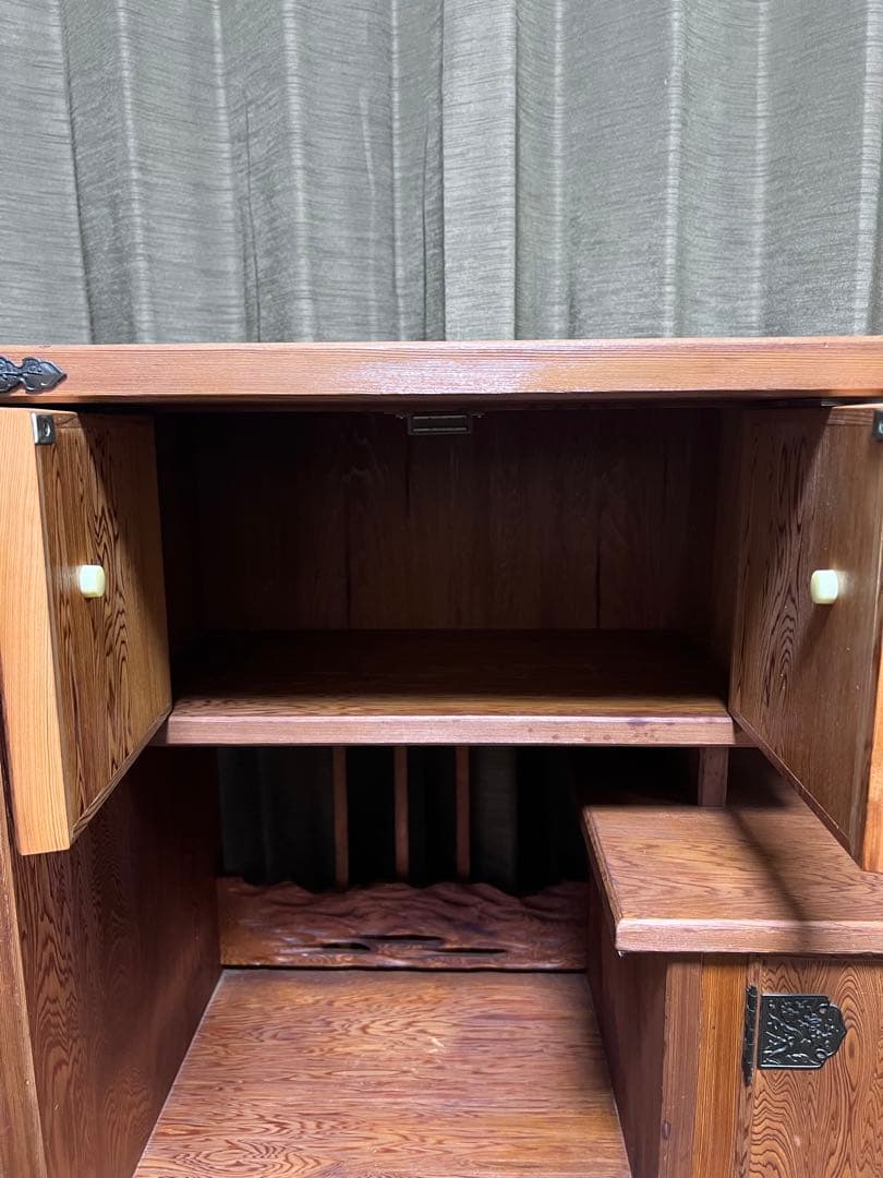 屋久杉 茶棚 キャビネット 飾り棚 茶箪笥 和家具