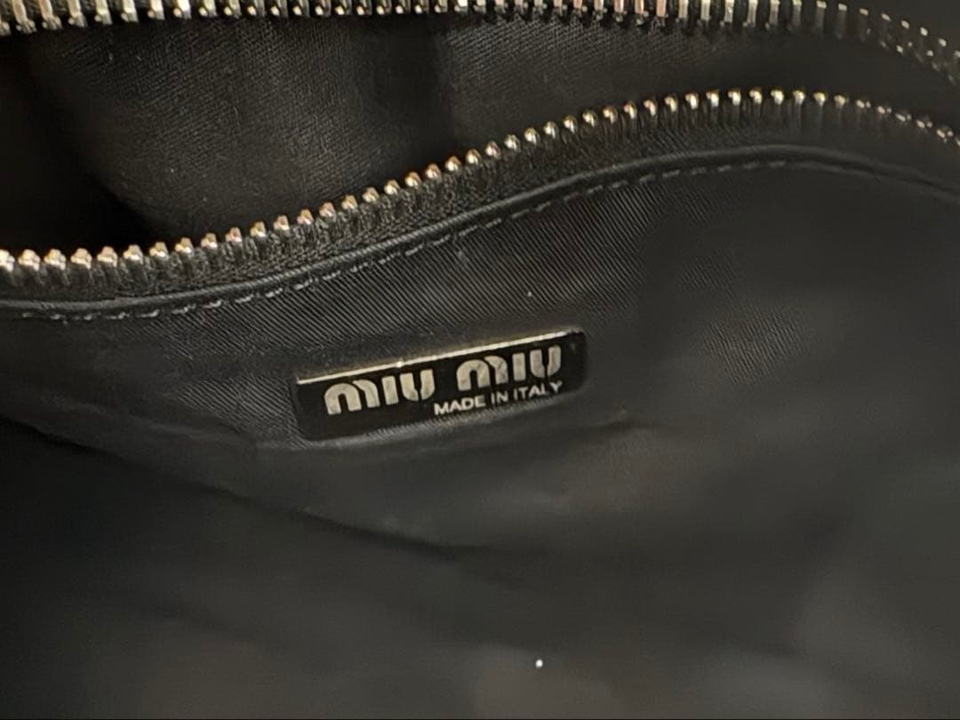 2000s MIU MIU archiveクロコ型レザーハンドバッグ