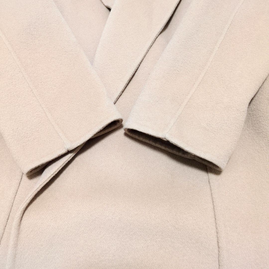 【トリリンガル】エストネーション ウールビーバーガウンコート ベルト付き