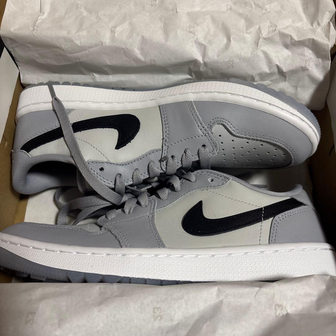 シューズ(男性用) NIKE AIR JORDAN 1 LOW G WolfGrey 25cm