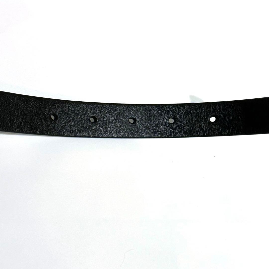 Dior　クリスチャンディオール　リバーシブル　ベルト　ホワイト　ブラック