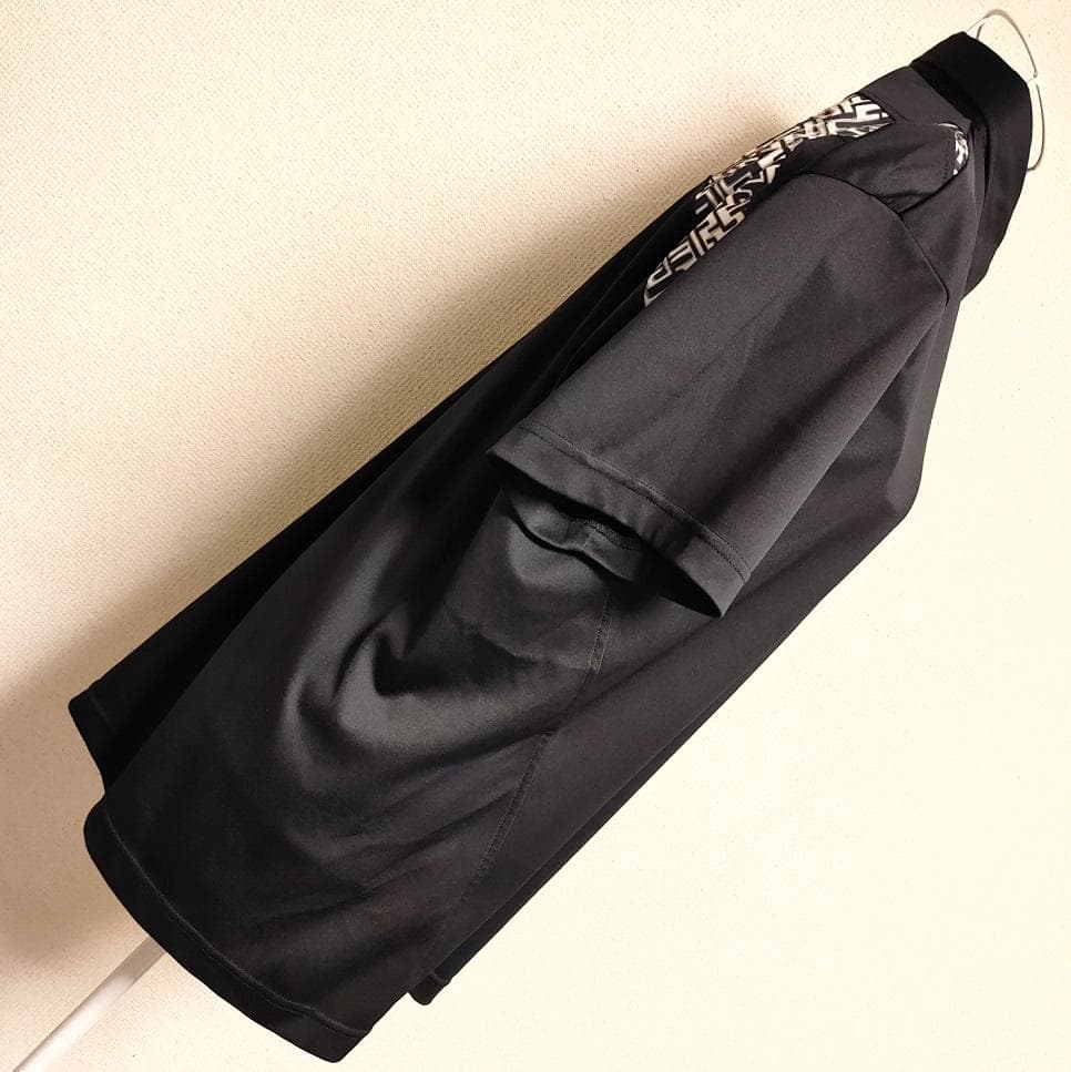 roar★L 黒★定価18700円 ロアー 3D 半袖ポロシャツ ゴルフウエア