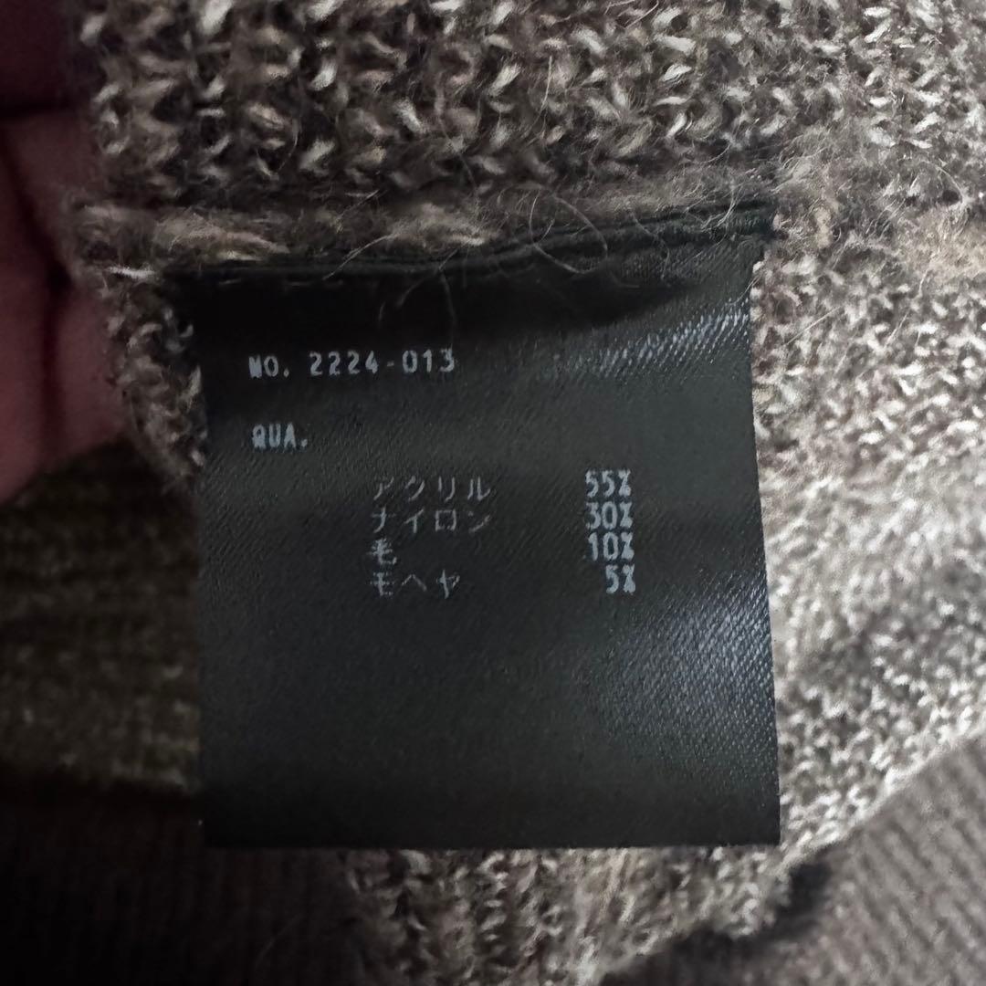 ジェシー24AW M/Shaggy Argyle Knit Polo