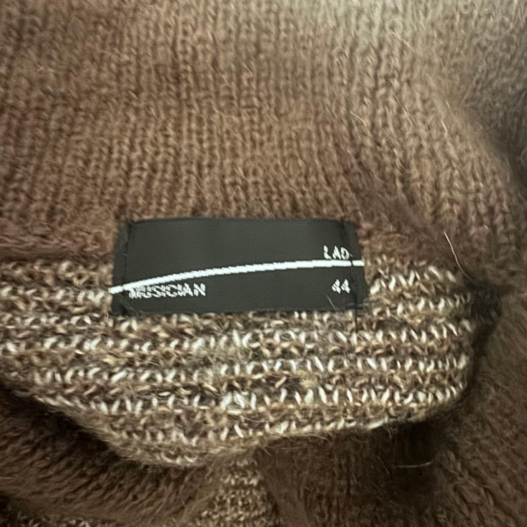 ジェシー24AW M/Shaggy Argyle Knit Polo