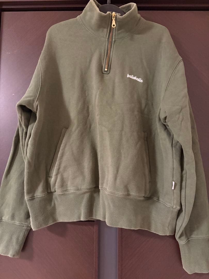 ballaholic ジップスウェット カーキ Sサイズ