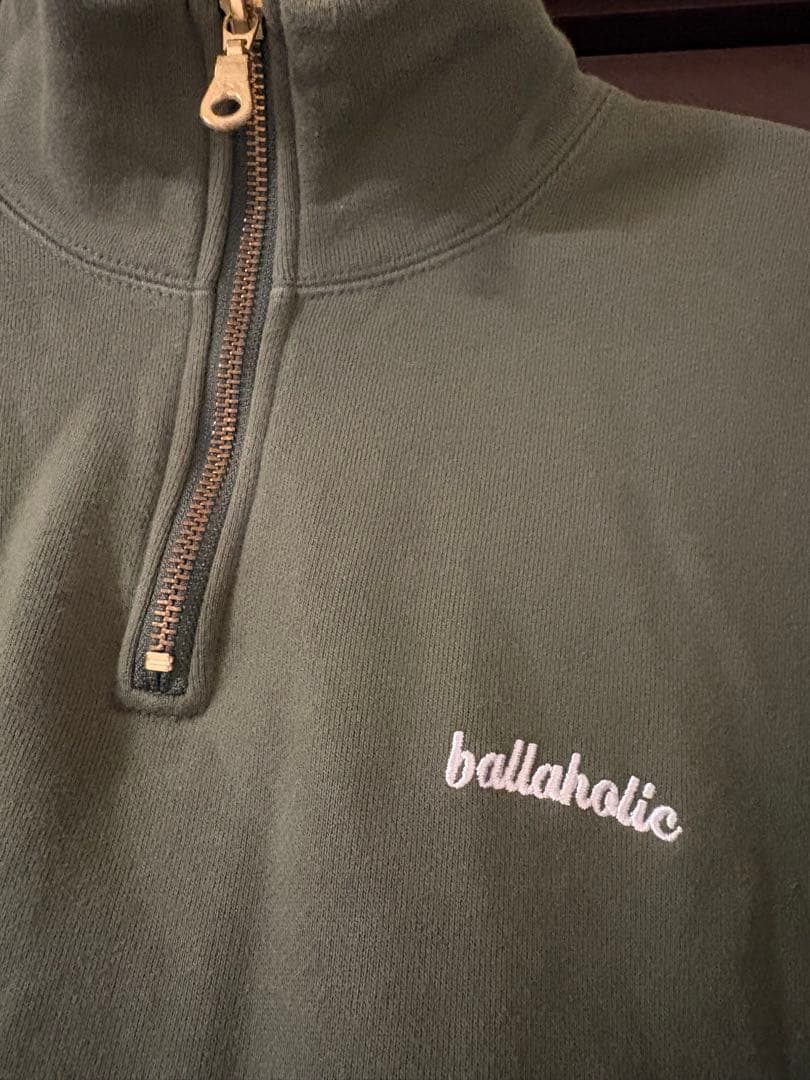 ballaholic ジップスウェット カーキ Sサイズ