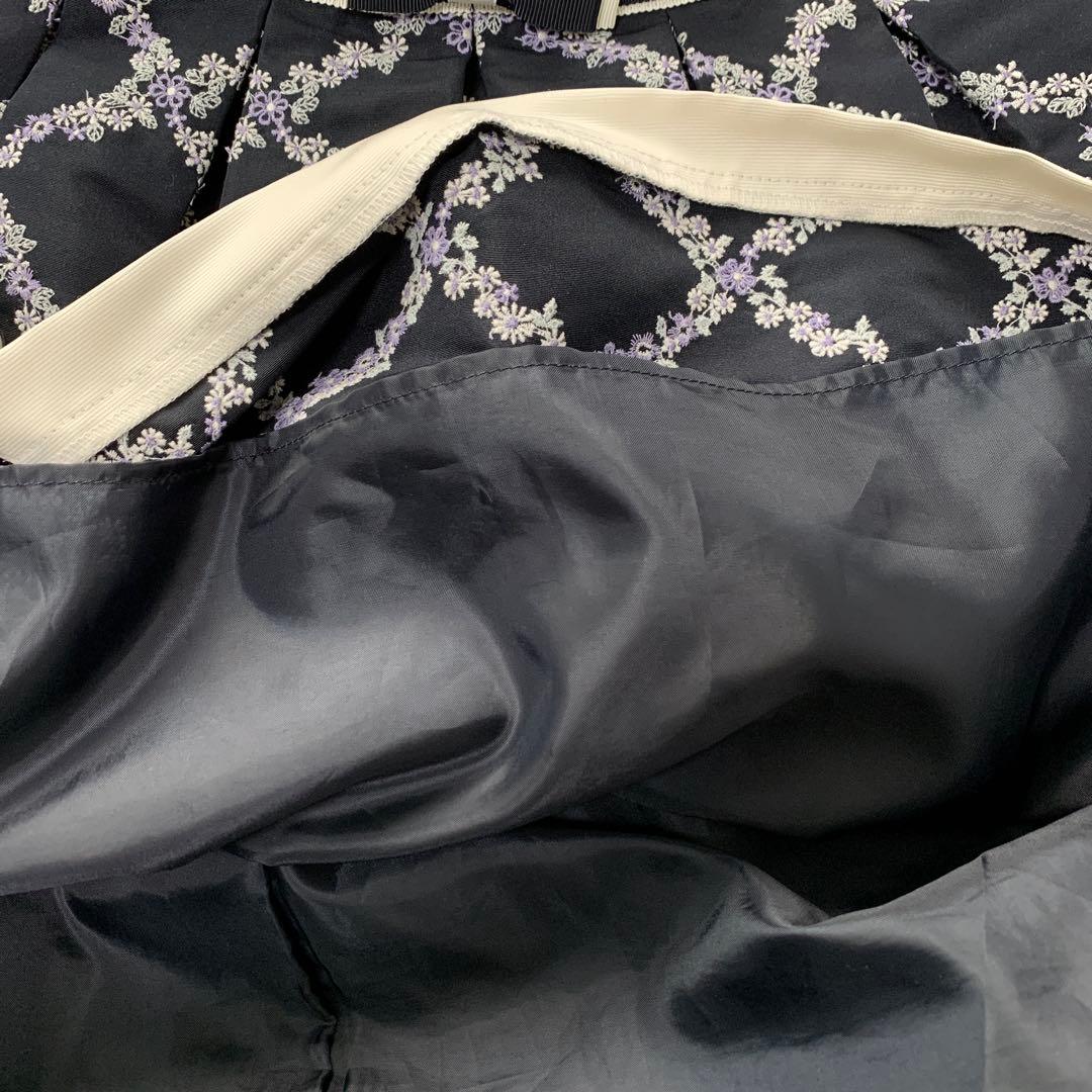 組曲×ブランシェス　フォーマルドレス　120 上品　ネイビー　入学式　卒園式