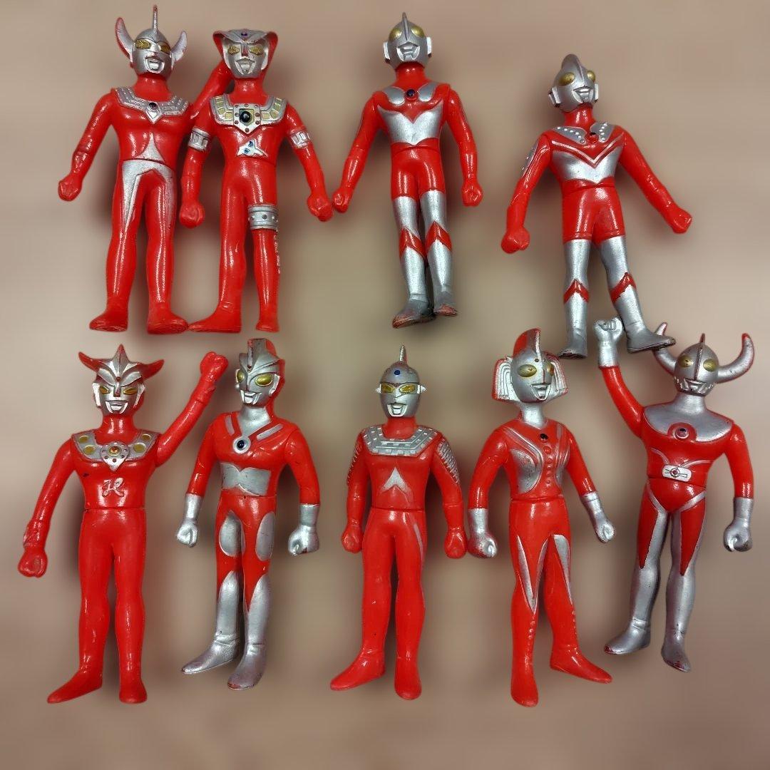 ウルトラマンフィギュア 9体セット ソフビ バンダイ