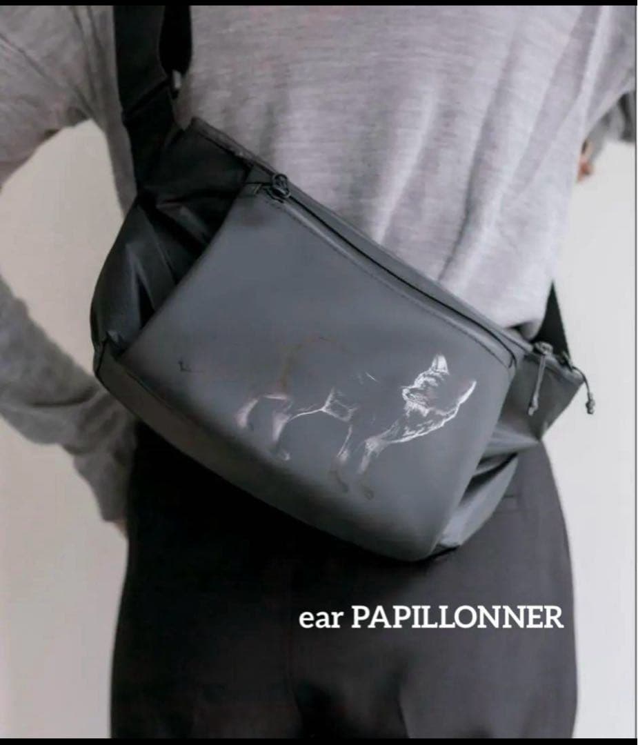 ear PAPILLONNER フォックス プリント ショルダーバッグ - メルカリ