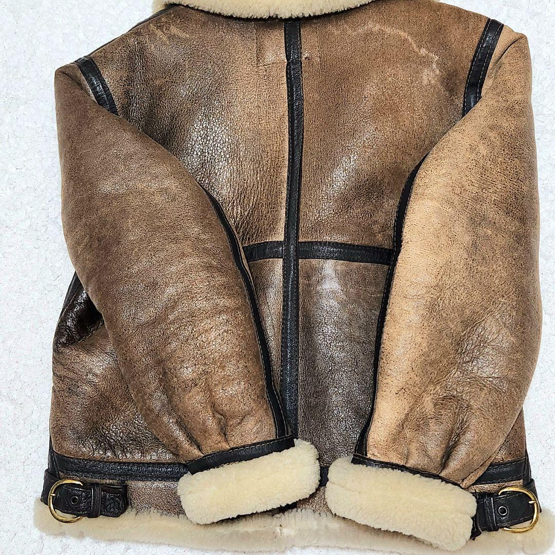 SCHOTT ショット B-3 フライトジャケット リアルムートン 38 M L