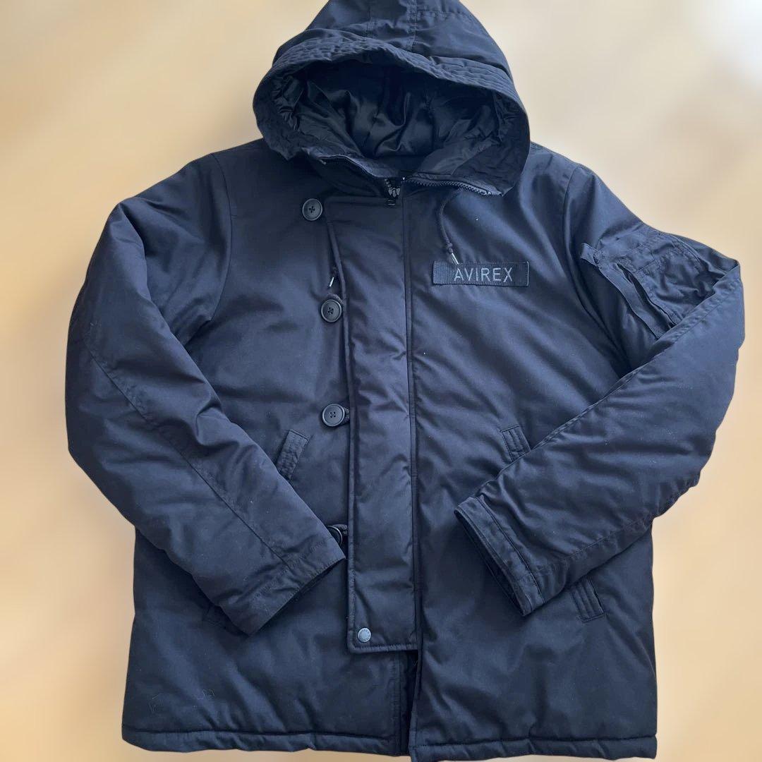 新品未使用★AVIREX ブラック モッズコートジャケット　XL★