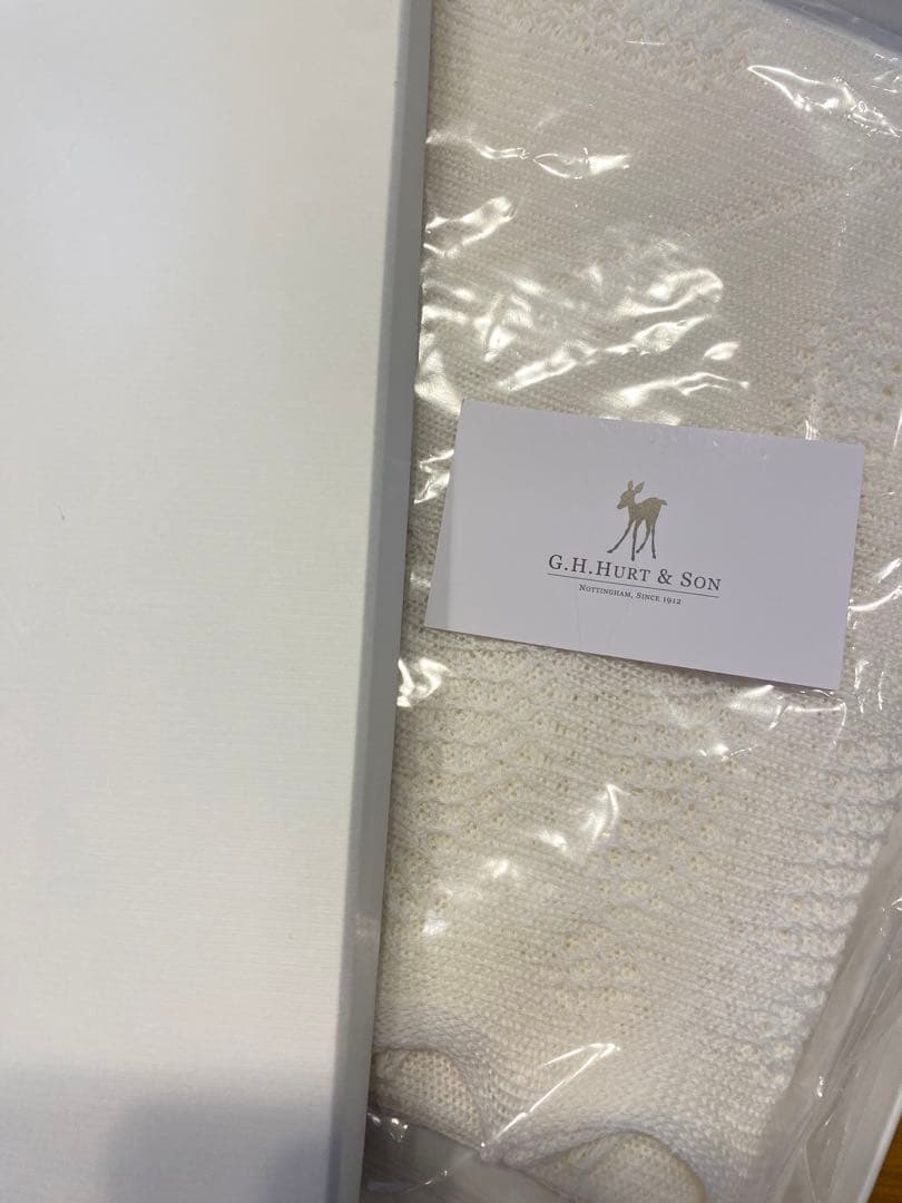 G.H.HURT & SONメリノウールショール