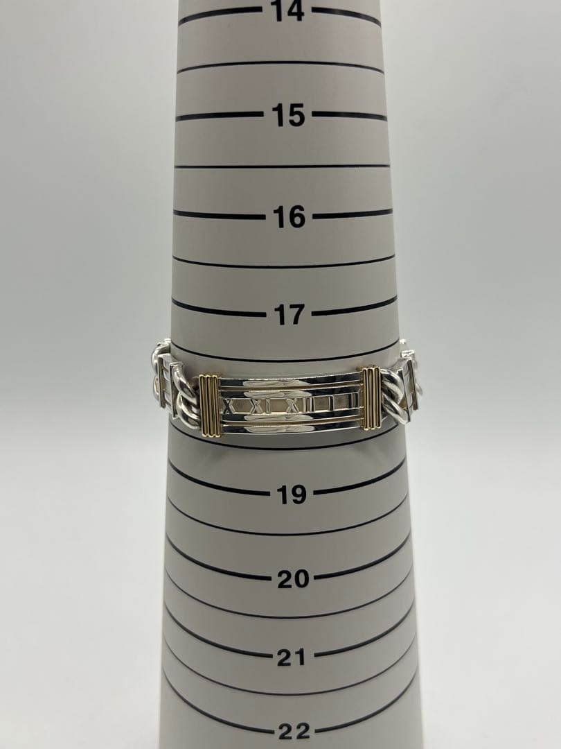 ティファニー TIFFANY&CO アトラス ID ブレスレット コンビ 希少