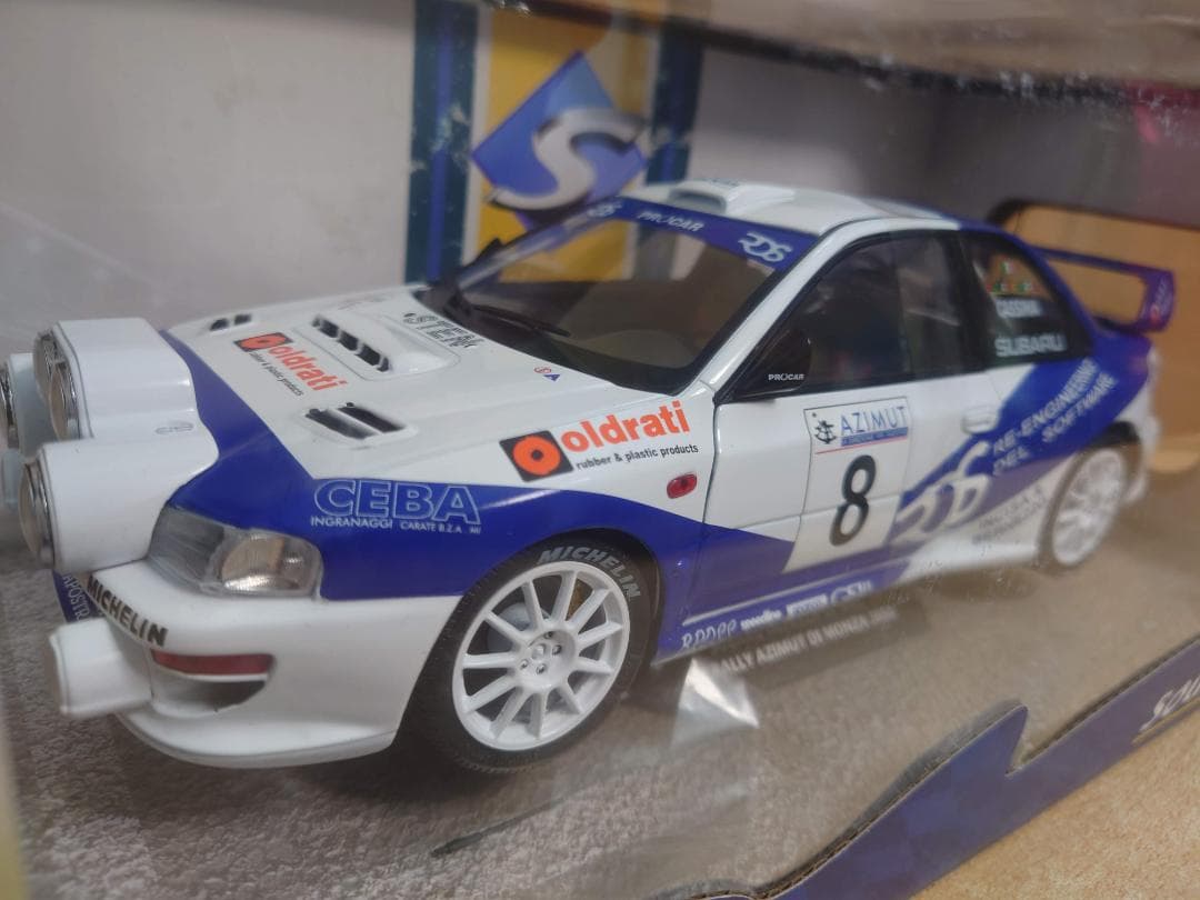 1/18 スバル インプレッサ S5 WRCラリー アジムット2000 ソリド製