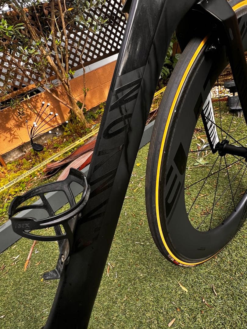 キャニオン【軽量7.64kg】トライ、TT di2 パワメ ZIPPホイール