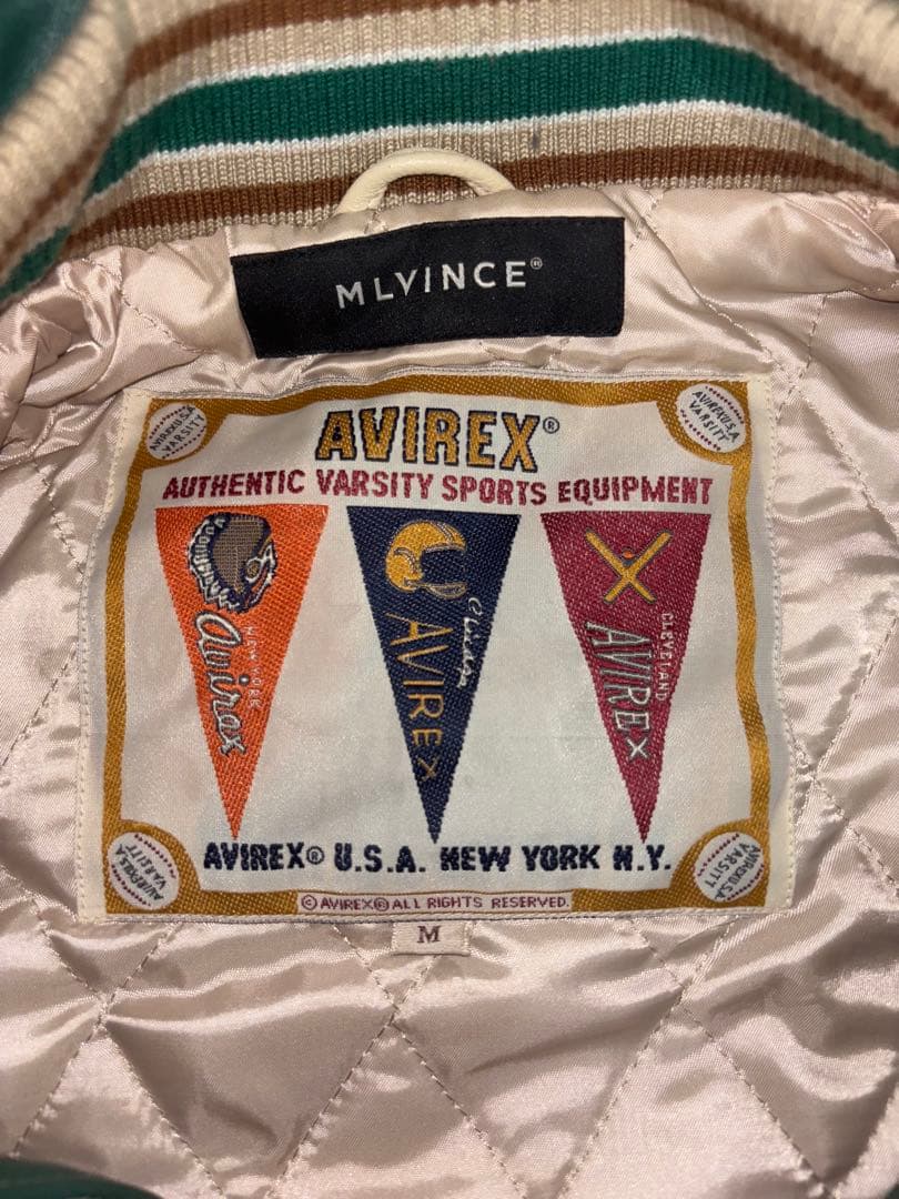MLVINCE × AVIREX コラボスタジャン Mサイズ