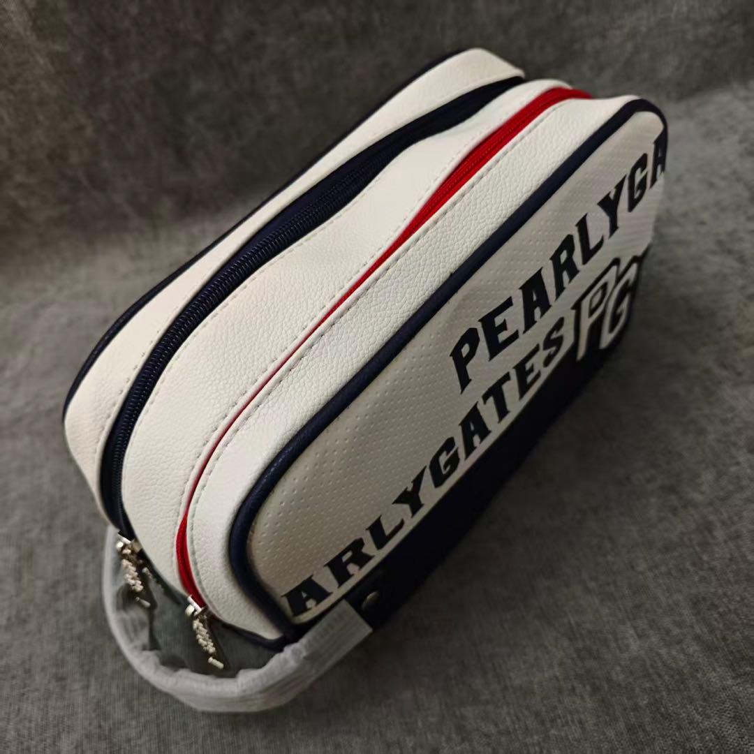 PEARLY GATES ストライプポーチ